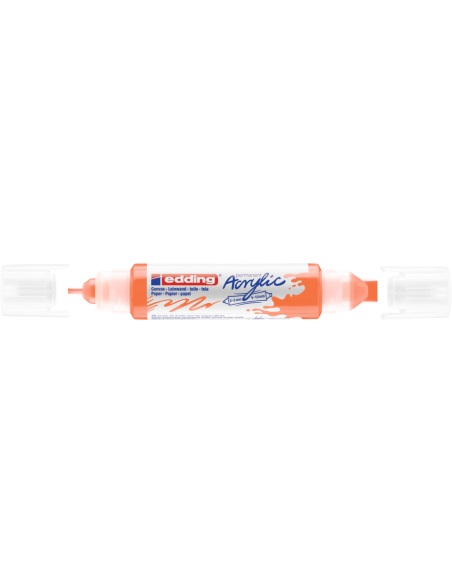 e-5400 acrylic 3D double liner neon ora.