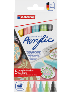 e-5100/5S acrylic marker medium pastel