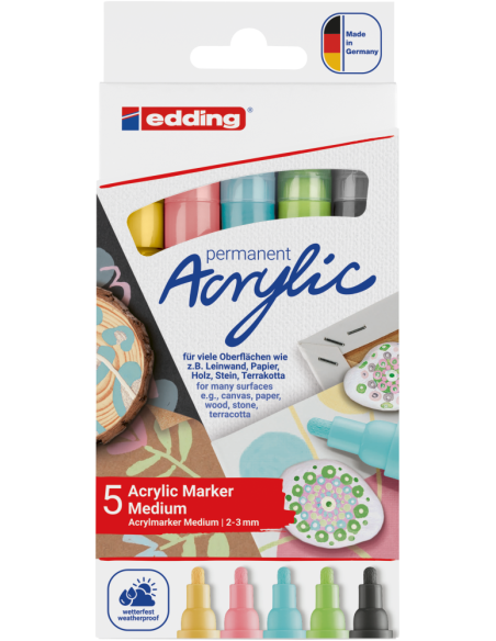 e-5100/5S acrylic marker medium pastel