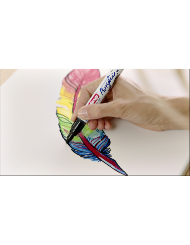Akrüülmarker edding 5100 pastelsed 5-värvi
