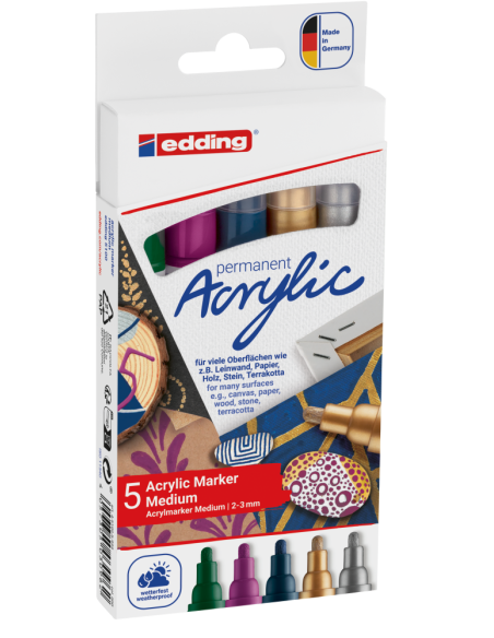 e-5100/5S acrylic marker medium festive