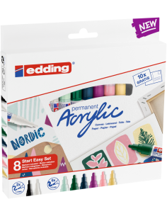 Akrüülmarker edding Starter komplekt
