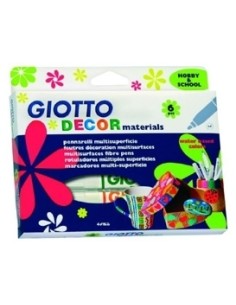 Markerid Fila Giotto Decor classic 6-värvi