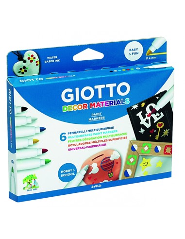 Markerid FILA Giotto Decor classic 6-värvi