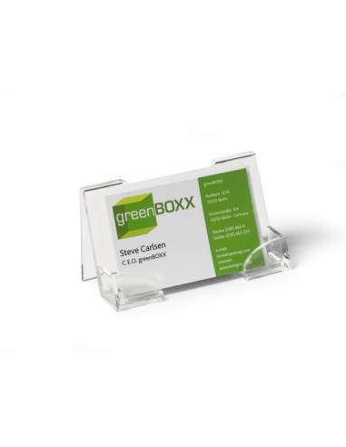 Businesscard holder Durable plastic, transparent