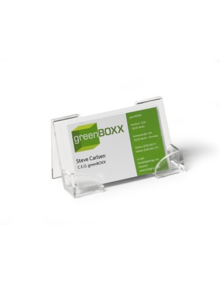 Businesscard holder Durable plastic, transparent