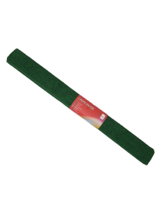 Flower Crepe Paper, 50X250 Cm In Rolls, dark green