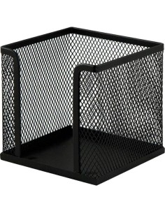 Märkmepaberihoidja deVENTE 9,5x9,5x6cm metallist must