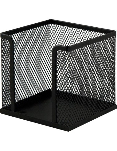 Märkmepaberihoidja deVENTE 9,5x9,5x6cm metallist must