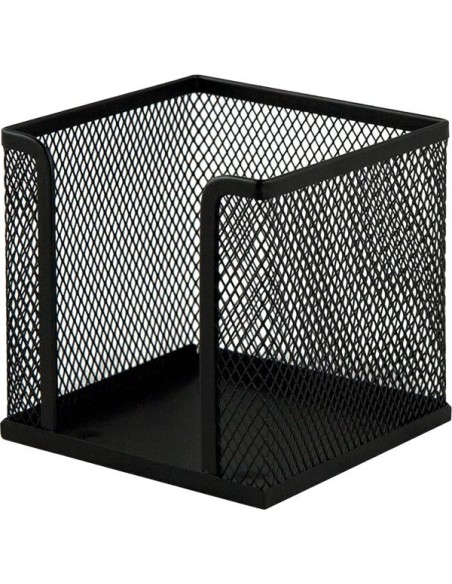 Märkmepaberihoidja deVENTE 9,5x9,5x6cm metallist must