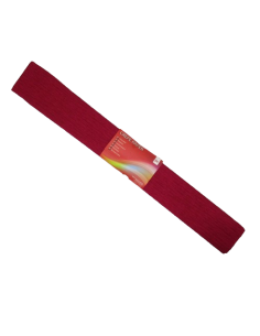 Flower Crepe Paper, 50X250 Cm In Rolls, dark red
