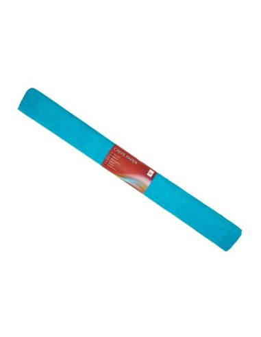 Flower Crepe Paper, 50X250 Cm In Rolls, light blue