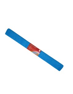 Flower Crepe Paper, 50X250 Cm In Rolls,blue