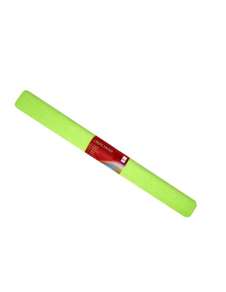 Krepp-paber College 50x250cm hele sidrunkollane