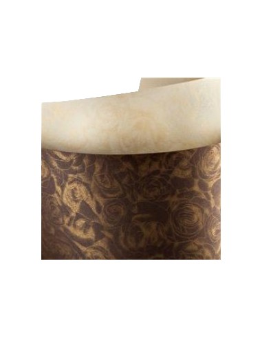 Decorative card paper A4 Roses cream 20 pcs/ box 250g