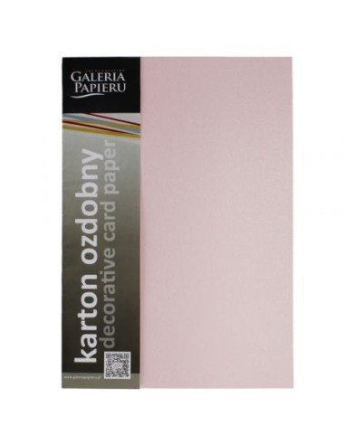 Dekoratiivkaardipaber MILLENIUM puuderroosa 20 tk/karp 250g/m2