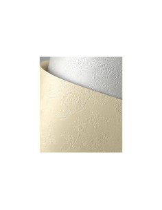 Decorative card paper A4 Floral Diamont white 20 pcs/ box 220g