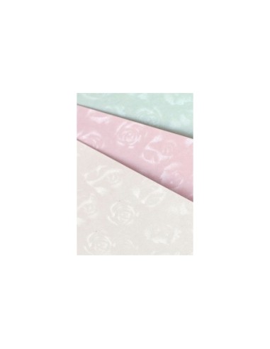 Decorative card paper A4 Small Roses light blue 20 pcs/ box 220g