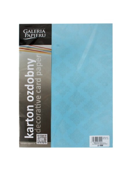 Dekoratiivpaber Glamour A4/20L 250gr helesinine