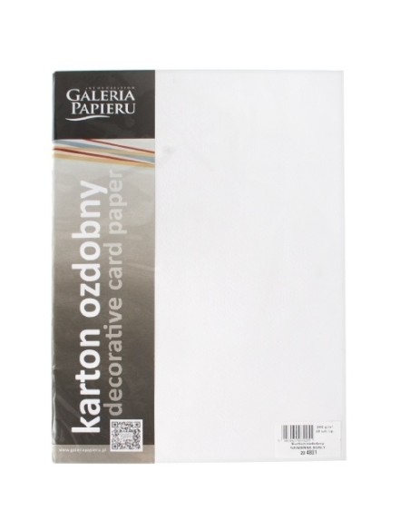 Decorative card paper A4 Savannah white 20 pcs/ box 250g