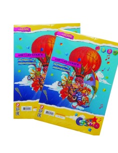 Adhesive Glossy Color Paper, 5 Sheets, 5 Colors