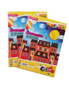 Adhesive Hologram Color Paper, 5 Sheets, 5 Colors