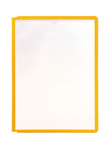 Durable Panel with coloured frame yellow