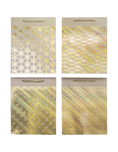Kinkekott deVENTE Pure Gold 31x42x12 cm, 210 g/m², 4 kujundust