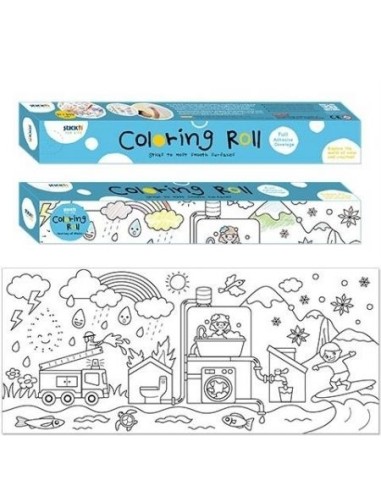 Coloring Roll, 31x355cm, Journey of Water