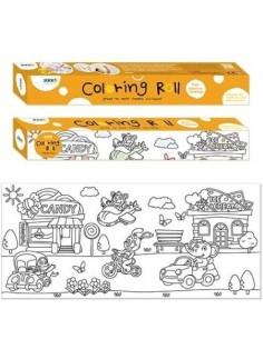 Coloring Roll, 31x355cm, Happy Hour