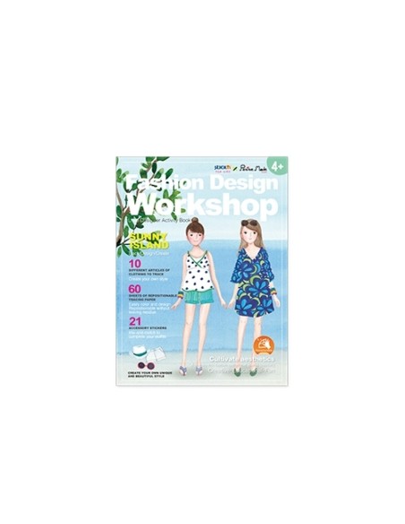 Värvi Ise pildid StickN Little Designer Activity Book - Sunny Island