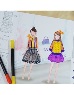 StickN Little Designer Activity Book - Street Style 2