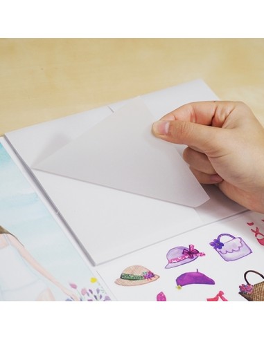 Värvi Ise pildid StickN Little Designer Activity Book - Vanilla Garden