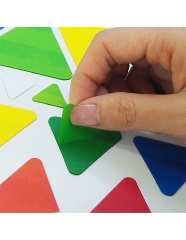 Pildiraamat StickN Give it a Stick - Triangles Age 3+