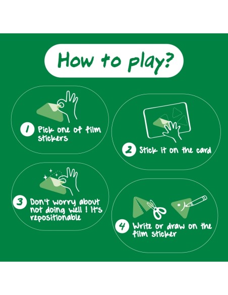 Pildiraamat StickN Give it a Stick - Triangles Age 5+