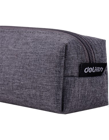 Pencil Pouch DELI 195x50x50mm Grey