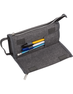 Pencil Case deVENTE "Private", Rectangular, 21x10x7.5 cm, Grey 2