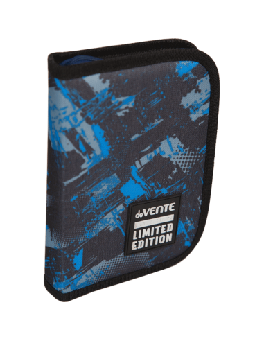 Пенал "deVENTE. Dynamic" 20,5x13,5 см, одностворчатый прямоугольный, на молнии, текстильный