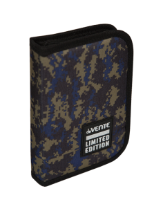 Пенал "deVENTE. Military" 20,5x13,5 см, одностворчатый прямоугольный, на молнии, текстильный