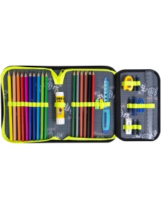 Pencil case Race Car filled with 32 pcs 2