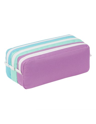 Pencil case Viquel Trizip Girl Pastel