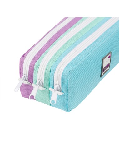 Pencil case Viquel Trizip Girl Pastel
