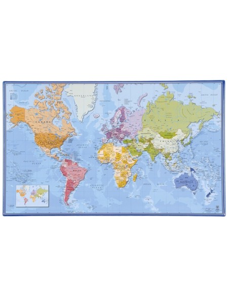 Desk mat Viquel Worldmap 59,5x36,5cm
