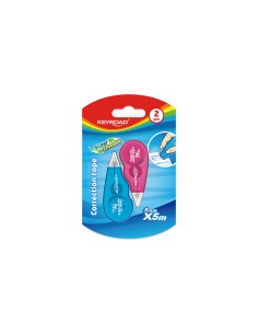 mini PET correction tape, 5mm x 5m, 2pcs/blister card