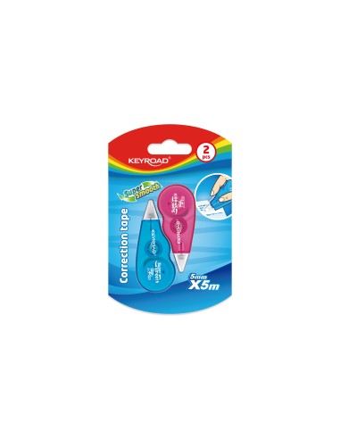 Korrektuurlint Keyroad miniPET 5mmx5m 2tk/pk