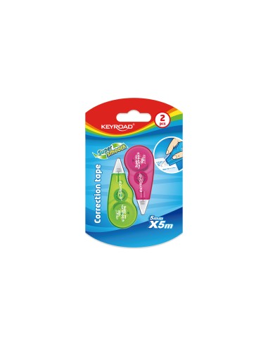 Korrektuurlint Keyroad miniPET 5mmx5m 2tk/pk