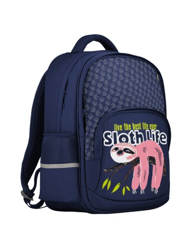 Backpack. Material: 100% polyester fiber. Zipper width 8 mm, puller 5 cm. Measurement: 30x40x19 cm