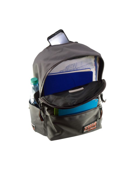 Backpack. Material: 100% polyester fiber. Water-proof zipper width 10 mm, puller 5 cm. Measurement: 30x40x17 cm