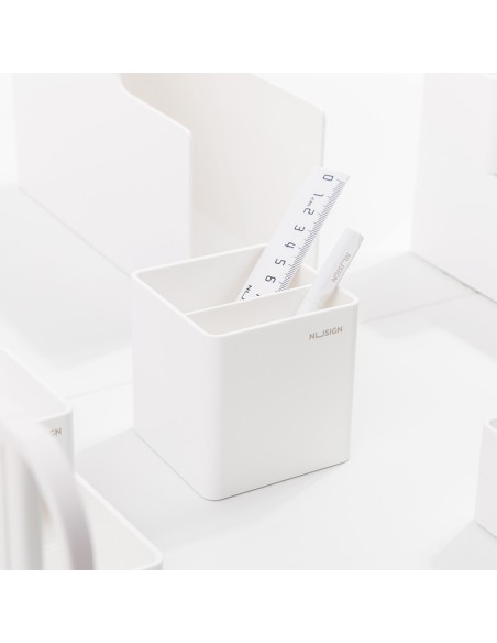 Pen Holder 84×84×86mm White