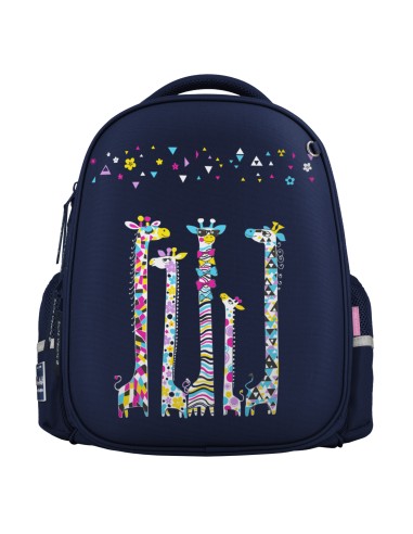 Backpack. Material: 100% polyester fiber. Zipper width 8 mm, puller 5 cm. Measurement: 30x38x20 cm